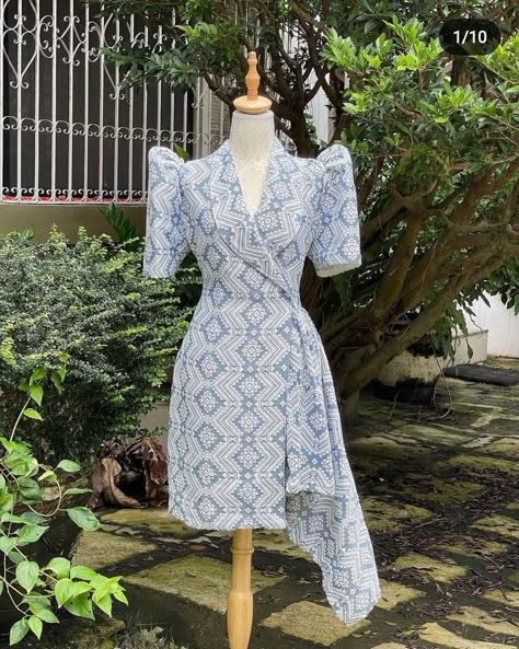 Modern Filipino Fashion, Oath Taking Outfit Women Filipiniana, Filipiñana Dress Modern Casual, Modern Filipiniana Dress For Graduation, Filipiñana Traditional, Oath Taking Outfit Women, Filipiniana Dress Modern Simple, Batik Dress Elegant Modern, Batik Fashion Modern