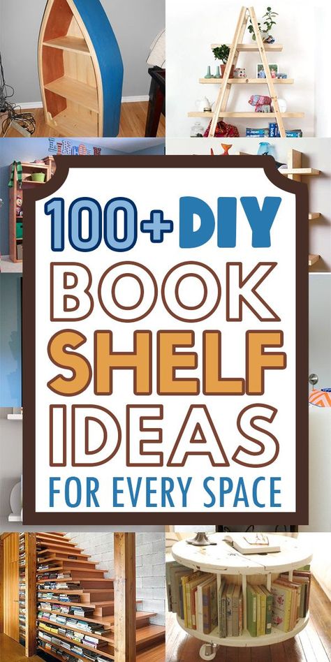 2x6 Bookshelf Diy, Cool Diy Shelves, Unique Diy Bookshelves, Repurposed Bookshelf Ideas, Bookshelves Diy Easy, Cheap Diy Furniture Easy, Diy Shelves Easy Cheap, Diy Small Bookshelf, Repurpose Bookshelf Ideas