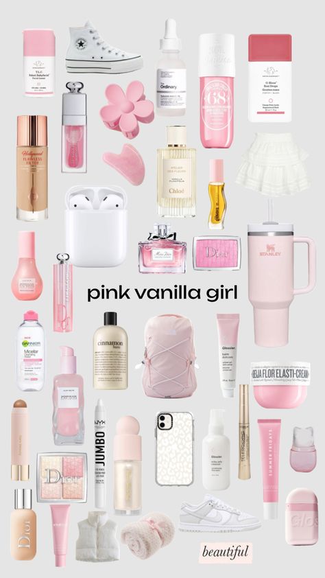 Pink Pilates Princess Must Haves, Wishlist Ideas 2023, Christmas Wishlist Ideas, Wishlist Ideas, Makeup Bag Essentials, Pretty Pink Princess, Pink Pilates, Pilates Princess, Shower Skin Care