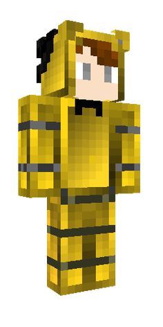 Animatronic Cosplay, Cosplay Fnaf, Golden Freddy, Fnaf Freddy, Minecraft Skin, Minecraft Skins, Minecraft, Onesies, Skin