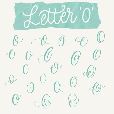 Different ways to write the letter ‘O’. #FreeSignatureFonts #BestFonts #SignatureDesign #FontInspiration #GraphicDesign O Calligraphy Letter, O Signature Ideas, Letter O Tattoo, Signature Logo Ideas, Signatures Ideas, Different Fonts For Tattoos, Different Ways To Write, Alfabeto Lettering, Free Tattoo Fonts