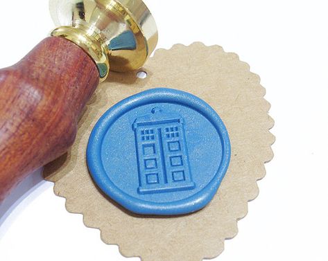 Tardis Wax Seal Stamp Doctor Who Wedding, Heart Wedding Invitations, Wax Stick, Wedding Engagement Pictures, Country Engagement, Seal Gifts, Wax Stamp, Wax Seal Stamp, Wedding Engagement Photos