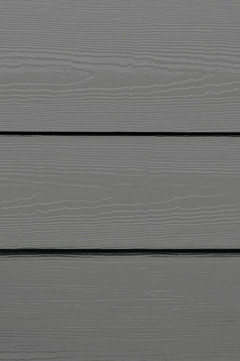 Neutral, yet impactful, Gray Slate is a great choice if you want a timeless look. Click to explore this color or request a sample. Gray Siding House, Dark Grey Siding, Hardie Board Siding, Siding Colors For Houses, Exterior Siding Options, Grey Exterior House Colors, Rustic Houses, Hardie Board, Houses Exterior