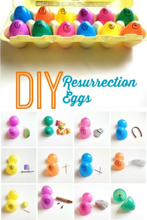 Ressurection Eggs, Diy Resurrection Eggs, The Story Of Easter, Resurrection Eggs, Preschool Easter, Eggs Ideas, Activity Day Girls, Resurrection Sunday, Easter Story