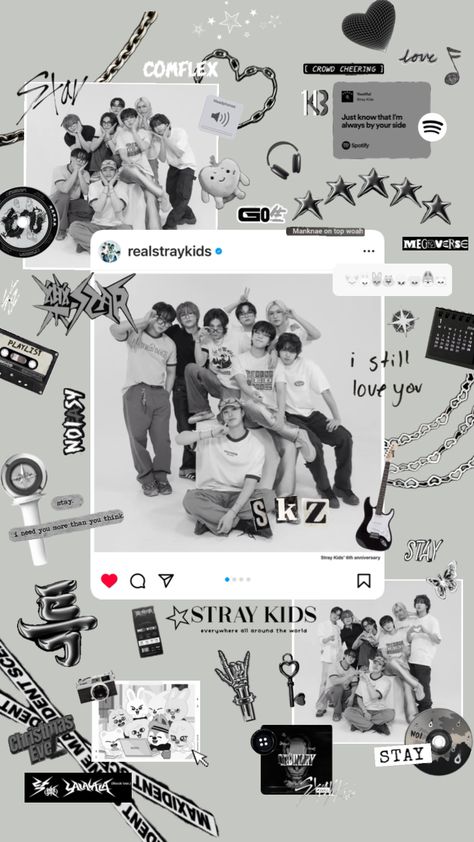 Happy 6th aniversary my boys, love them so much 🫶🏻🫶🏻🫶🏻 #straykids #skz #skzoo Straykids Background, Cool Kpop Wallpapers, Kids Collage, Kpop Backgrounds, Best Video Ever, Kpop Iphone Wallpaper, 17 Kpop, Kids Background, The Big Hit