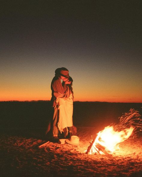 ended the night shooting with a baby fire on the beach and a roll of film under the moon — couldn’t ask for anything better | Instagram Fire On The Beach, Adventure Core, Roll Of Film, Beach Fire, Better Instagram, Western Romance, Future Photos, Beach Bonfire, Night Shot