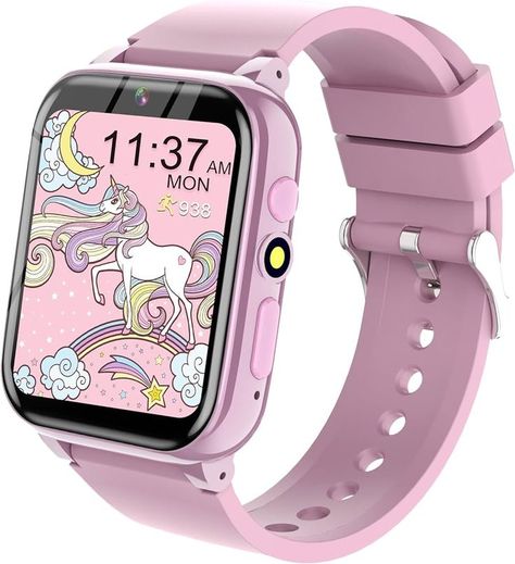 Phone Watch For Kids, Best Kids Watches, Happy Girl Quotes, Princess Toys, Step Counter, Learning Cards, Pink Watch, Hand Watch, Girls Watches