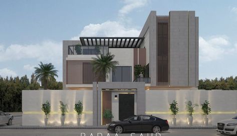 Modern Brick House, Ultra Modern Homes, Modern Villa Design, House Design Pictures, Architectural Design House Plans, Modern House Facades, Modern Exterior House Designs, Architecture Model House, Duplex House Design