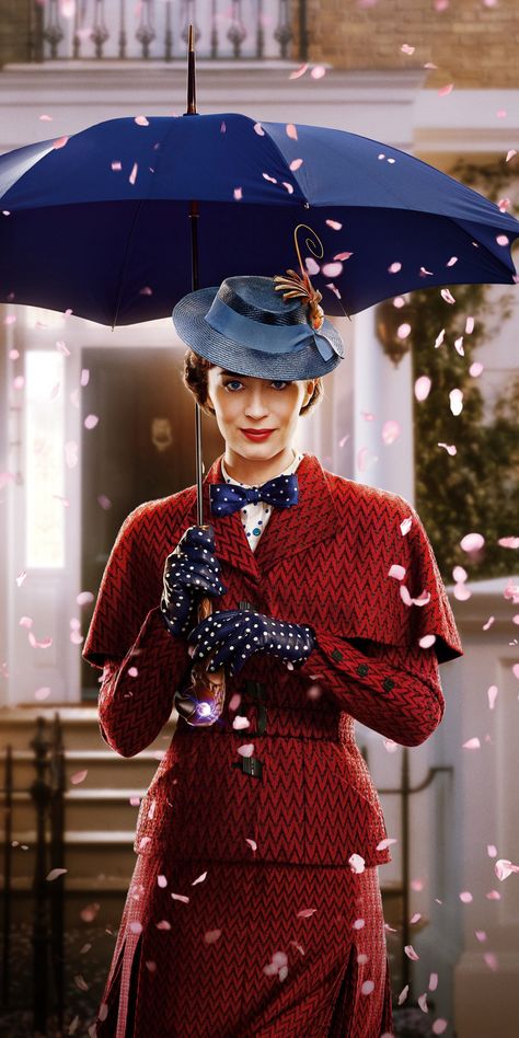 Mary Poppins Returns, Emily Blunt, 1080x2160 wallpaper Mary Poppins 2018, Michael Banks, Sandy Powell, Emily Mortimer, Mary Poppins Returns, Jane And Michael, Full Mon, Ben Whishaw, Zombie Land