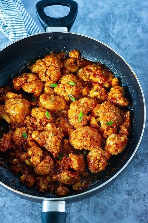 General Tso Cauliflower - Healthier Steps