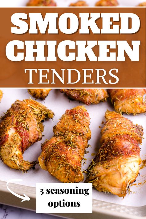 smoked chicken tenders Smoked Chicken Tender Recipes, Smoked Chicken Tenders Pellet Grill, Smoked Chicken Tenderloins, Smoked Chicken Tenders, Pellet Smoker Chicken, Pellet Grilled Chicken, Smoker Chicken, Traeger Chicken, Smoked Chicken Recipes