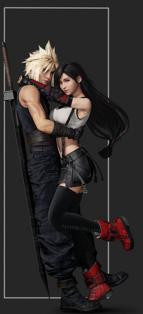 Final Fantasy Vii Cloud, Cloud And Tifa, Final Fantasy Xii, Final Fantasy Collection, Final Fantasy Artwork, Final Fantasy Vii Remake, Final Fantasy Art, Ochako Uraraka, Cloud Strife