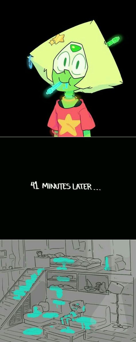 Steven Universe Peridot, Steven Universe Lapidot, Lapis And Peridot, Peridot Steven Universe, Universe Images, Steven Universe Memes, Space Rocks, Steven Universe Funny, Steven Universe Characters