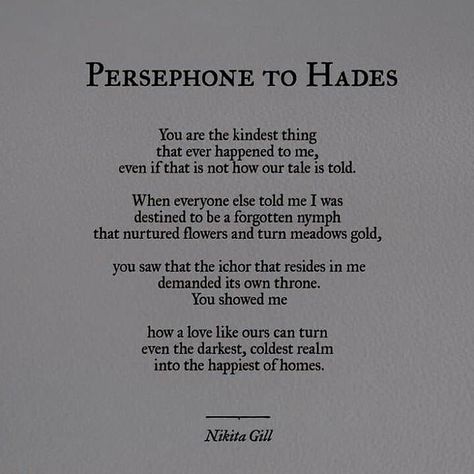 Hades Poem, Persephone To Hades, Hades Artemis, Greek Goddess Persephone, Poseidon Greek Mythology, Aesthetic Greek Goddess, Greek Mythology Quotes, Myth Aesthetic, Mythology Poetry