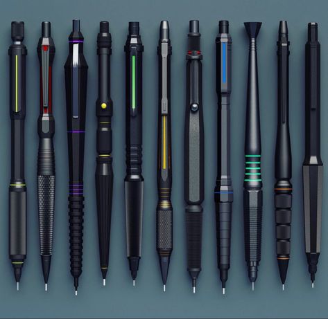 Mechanical Pencils Aesthetic, Cool Pens, Gadget Tecnologici, Stylish Pens, Retro Gadgets, Cool School Supplies, Arte Van Gogh, Study Stationery, Writing Accessories