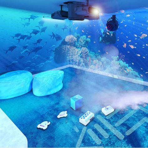 Wanderlust - The Immersive Room Ocean Sensory Room, Sensory Rooms For Adults, Sensory Room Adults, Sensory Room For Adults, Adult Sensory Room, Sensory Room Ideas For Adults, Snoezelen Room, Sensory Kids Room, Sensory Room Ideas