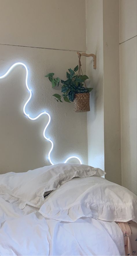 Neon Led Lights, Flexible Led Light, Cute Diy Room Decor, Led Light Strip, College Room, Redecorate Bedroom, Light Strip, Room Makeover Bedroom, Room Setup