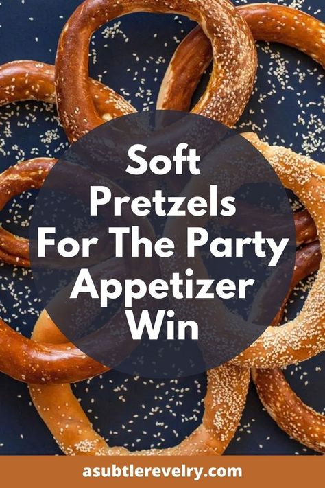 Soft pretzels are a great snack and A Subtle Revelry looks at soft pretzels for the party appetizer win. A soft pretzel can be served in a multitude of ways and is a fan favorite amongst most. Get ideas on where to get the pretzel dough premade that doesn’t involve a frozen option. See how to make any shape of soft pretzels that can suit any type of event. Find ideas on how to add toppings to your soft pretzel appetizers that your guests will love. See all the soft pretzel inspiration here. Pretzel Appetizers, Summertime Sangria, Frozen Pretzels, Easy Delicious Cakes, Pretzel Dough, Best Appetizer, Best Party Appetizers, Low Calorie Cocktails, Soft Pretzel