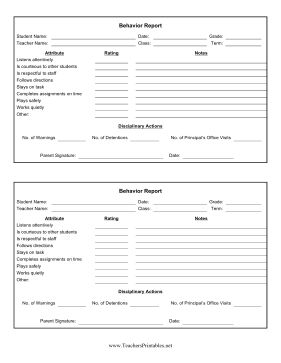 Behavior Report For Parents, Behavior Reports For Preschool, Preschool Daily Behavior Report, Daily Behavior Report, Behavior Reflection Sheet Elementary, Student Behavior Reflection Sheet, Behavior Reflection Sheet, Behavior Report, Incident Report