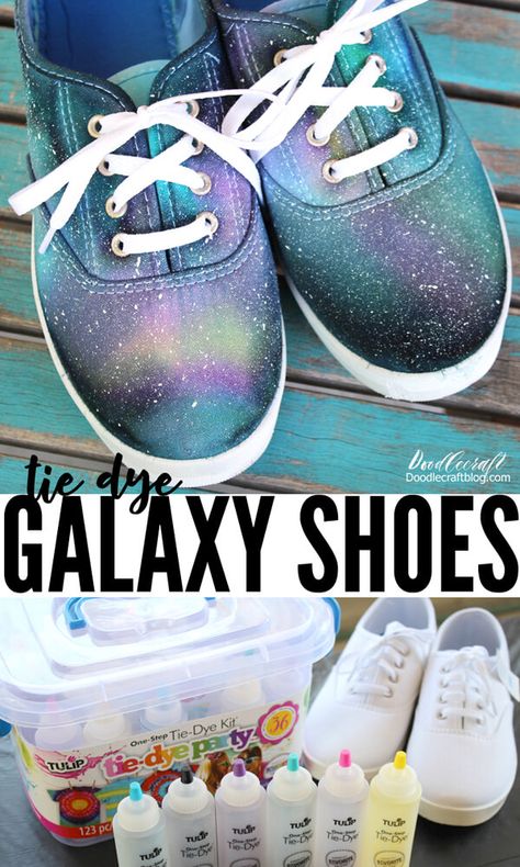 Diy Galaxy Shoes, Tie Dye Galaxy, Paint Galaxy, Canvas Shoes Diy, Diy Star Wars, Galaxy Canvas, Dye Shoes, Ty Dye, Star Wars Shoes