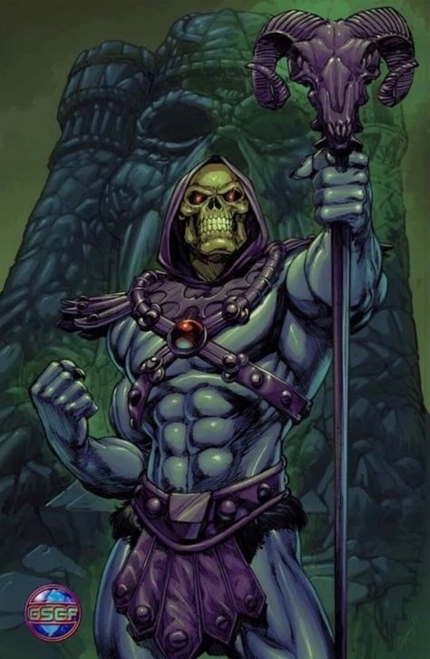 Esqueleto, 😈 Masters Of The Universe Tattoo, The Universe Tattoo, He Man Tattoo, Jason Edmiston, He Man Thundercats, Skeletor Heman, Universe Tattoo, Comic Villains, Battle Armor