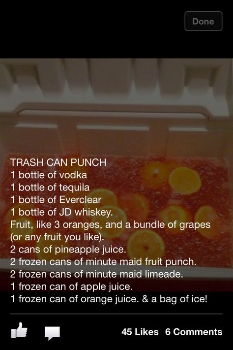 HUNCH PUNCH!!! I can't believe there are actually recipes for this. I remember just adding a bunch of different alcohol, fruit and fruit juices. :) Trash Can Punch, Hunch Punch, Perfect Honeymoon, Honeymoon Cruise, Hawaiian Punch, Malibu Rum, Jungle Juice, Tequila Bottles, Professional Movers