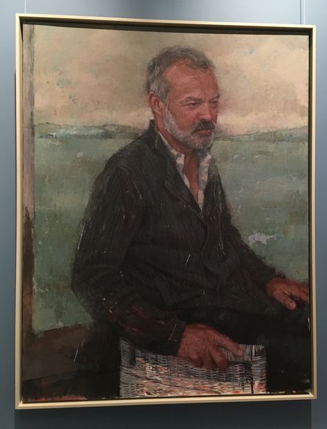 Graham Norton by Gareth Reid. Oil on canvas 2017. Portrait Artist Of The Year, Graham Norton, Jackson's Art, Irish Art, Van Gogh Paintings, Artist Interview, Oil Painting Portrait, Oil Portrait, Sky Art