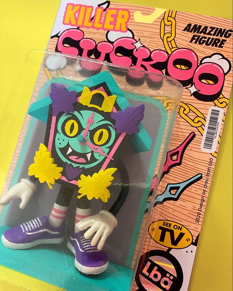 Vinyl Toy Packaging, Retro Toy Packaging, 3d Toy Design, Toy Package Design, Art Toy Packaging, Toy Packaging Design Boxes, Figurine Packaging, Art Toys Design Ideas, Toy Packaging Design