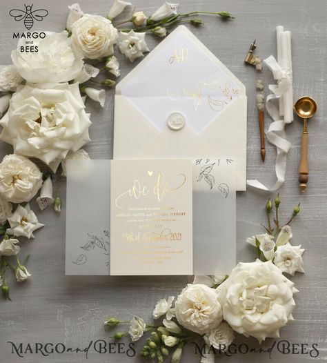 Are you dreaming of a glamorous and unforgettable wedding? Look no further than our exquisite collection of Glamour Champagne Shimmer Wedding Invitations. These invitations are sure to set the tone for an elegant and sophisticated affair. Crafted with attention to detail, our Glamour Champagne Shimmer Wedding Invitations feature a stunning shimmering champagne hue that exudes luxury. The subtle shimmer adds a touch of glamour and elegance, making these invitations truly stand out among the rest. Dream Wedding Invitations, Wedding Invitations Elegant, Ivory Wedding Invitations, Vintage Invitation, Shine Wedding Invitations, Wedding Invitations Uk, Rose Gold Wedding Invitations, Bespoke Wedding Invitations, Glitter Wedding Invitations