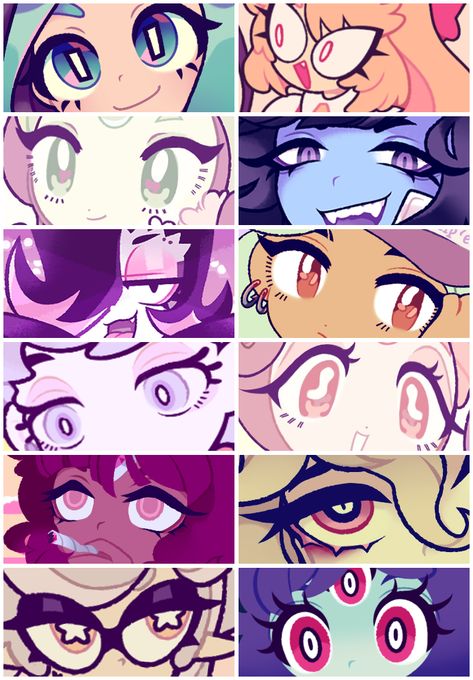 Different Eyes, Kunstjournal Inspiration, Drawing Expressions, Anime Eye Drawing, Arte Inspo, Anime Drawings Tutorials, Anime Eyes, 영감을 주는 캐릭터, Cute Art Styles