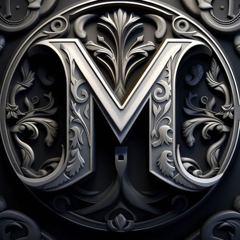 M Logo Design Letter 3d, Fancy Letter S, Fancy Letter M, Illusion 3d, 3d M, Aztec Tattoo, Laser Cut Wood Crafts, Fancy Letters, Art Hub