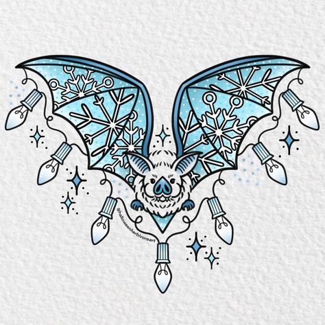 piercing, tattoo • Instagram Traditional Tattoo Outline, Winter Tattoo, Christmas Flash, Merry Creepmas, Making Ornaments, Traditional Tattoo Ideas, Scary Christmas, Goth Christmas, Spooky Christmas