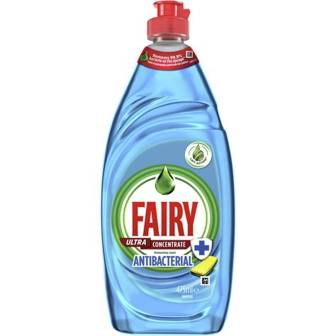 Fairy Ultra Concentrate Dishwashing Liquid Antibacterial 475mL | Woolworths Grease Cleaner, Dishwasher Soap, Dishwashing Liquid, Cleaning Dishes, Online Supermarket, Dish Soap Bottle, Soap