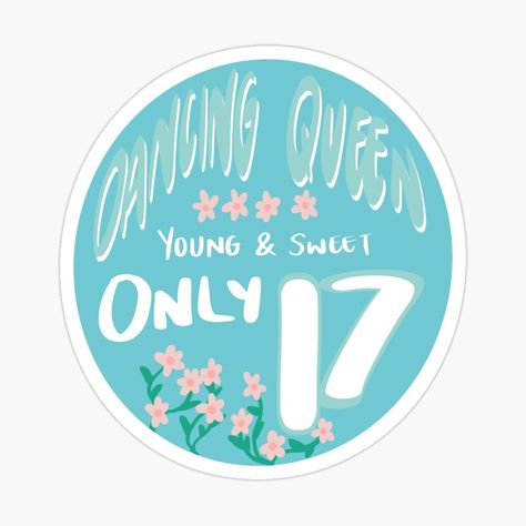 Get my art printed on awesome products. Support me at Redbubble #RBandME: https://www.redbubble.com/i/sticker/Dancing-Queen-by-slimshadi02/127003593.EJUG5?asc=u Young And Sweet Only 17, Dancing Queen, Sticker Design, Vinyl Decal Stickers, Vinyl Sticker, Vinyl Decal, Dancing, Queen, Vinyl