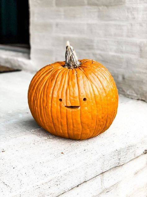 Creative ways to turn your pumpkins into spooky masterpieces! 👻 #PumpkinScares #DIYHalloween Pumpkin Carving Ideas Small Face, Clever Jack O Lantern Ideas, Pumpkin Cravings Ideas Easy, Simple Funny Pumpkin Carvings, Simple Pumpkin Carving Ideas Easy, Basic Pumpkin Carving Ideas, Jack O Lantern Ideas Easy, Jack O Lantern Ideas Creative, Pumpkin Astethic