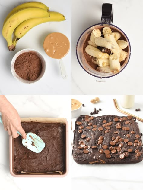 Pb2 Brownies, 3 Ingredient Brownies, Chocolate Peanut Butter Brownies, Brownie Recipes Healthy, Banana Brownies, Cocoa Brownies, 2024 Recipes, Butter Brownies, Protein Brownies