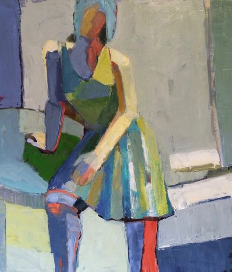 Bay Area Figurative Movement, Abstract Figure Art, Abstract People, Paintings Acrylic, Painting People, Figurative Artists, Modern Artists, Art Basel, Art Market