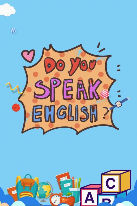 Fun English Training Class Admissions Background Template English Class Posters, English Class Decoration, Teaching Background, English Background, Class Poster Design, English Wallpaper, English Logo, Material Background, Admissions Poster