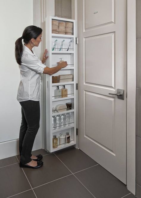 Splendid Sass: CABIDOR ~ GREAT STORAGE SOLUTIONS Dorm Room Shelves, Behind Door Storage, Dorm Supplies, Hidden Cabinet, Dorm Furniture, Dorm Storage, Dorm Organization, Kitchen Cabinet Drawers, Tall Cabinet