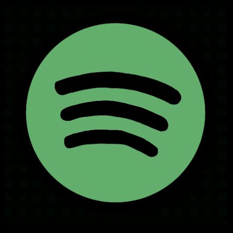 Spotify Logo Drawing, Spotify Green Screen, Green And Black App Icons, Grudge Core, Green Spotify Icon, Green Iphone Icons, Ig Music, Spotify App Icon, Spotify Gift