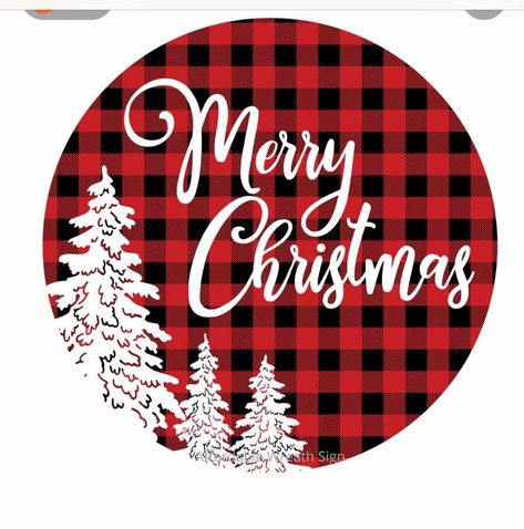 Cute Christmas Signs, Wishing Well Plans, Merry Christmas Tag, Christmas Wishes Greetings, Christmas Buffalo Plaid, Christmas Tree Images, Merry Christmas Tags, Xmas Pictures, Christmas Topper