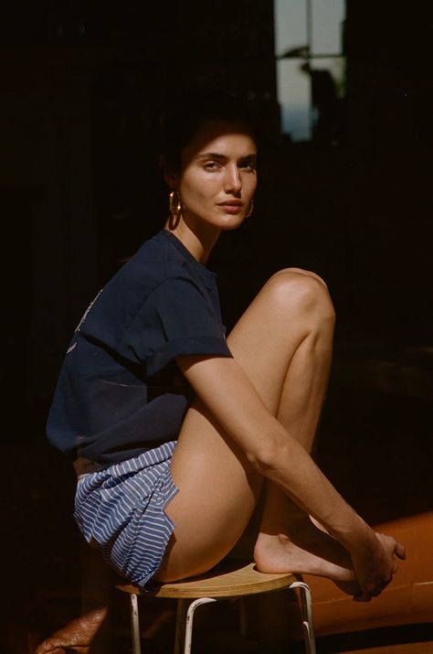 Another Story | Blanca Padilla by Henrik Purienne for Sporty &... Henrik Purienne, Minimalist Fashion Photography, Rich Clothes, Best Photo Poses, Sporty And Rich, Photography Inspo, Athletic Wear, Aesthetic Girl, Studio Photography