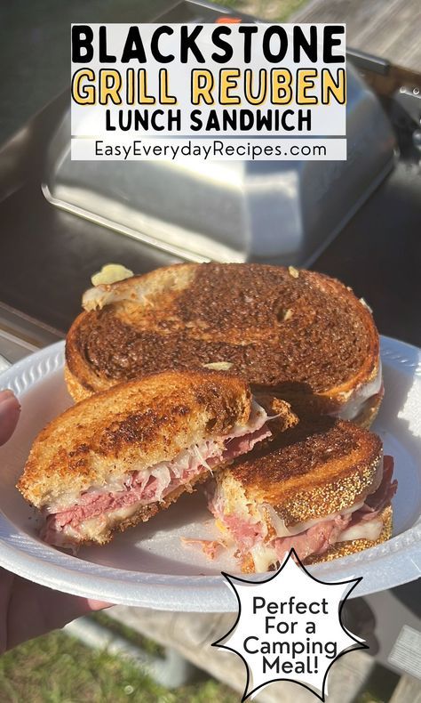 Blackstone Reuben Sandwich, Blackstone Grilled Sandwiches, Blackstone Panini, Ruben Sandwich Blackstone, Blackstone Breakfast Sandwich, Blackstone Sandwich Recipes, Blackstone Sandwiches, Blackstone Grill Recipes, Blackstone Ideas