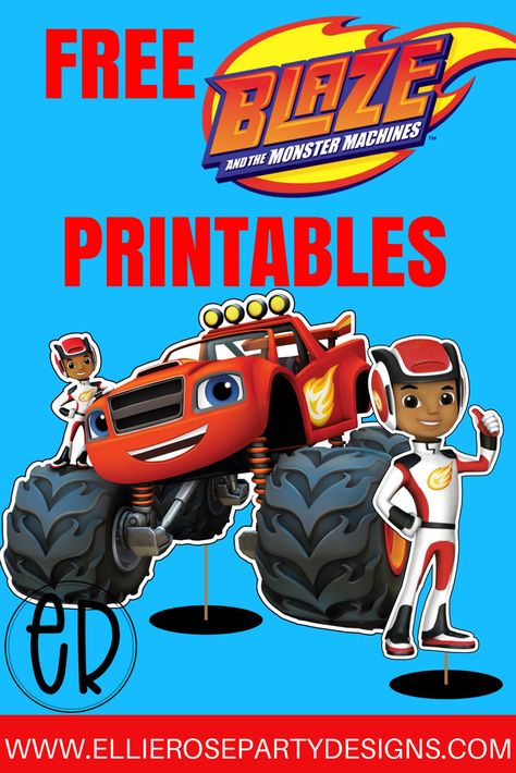 Blaze And The Monster Machine Printable Centerpieces | Free to downlaod Blaze And The Monster Machines Birthday Party Free Printables, Blaze And The Monster Machines Printable, Blaze And The Monster Machines Birthday Printables, Blaze The Monster Machine Party Ideas, Blaze And The Monster Machines Birthday Decorations, Blaze Party Ideas, Blaze Monster Truck Party Ideas, Blaze Birthday Party Ideas, Blaze Monster Truck Party