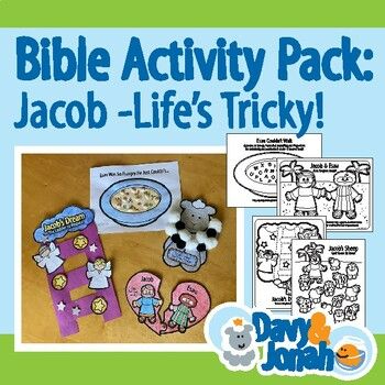 Jacob was one of the Old Testament patriarchs and there are so many lessons we can learn from his life. Add these easy and fun activities to your lessons on the second born son who tricked his twin brother and ran away to start a new life, experiencing God's favor all along the way. Includes:• Esau ... Paul Road To Damascus Craft, Paul Escapes In A Basket Craft, Jacob's Ladder Craft, Disciples Craft, Ark Craft, Apostle Paul, Gods Favor, Moon Crafts, Man Crafts