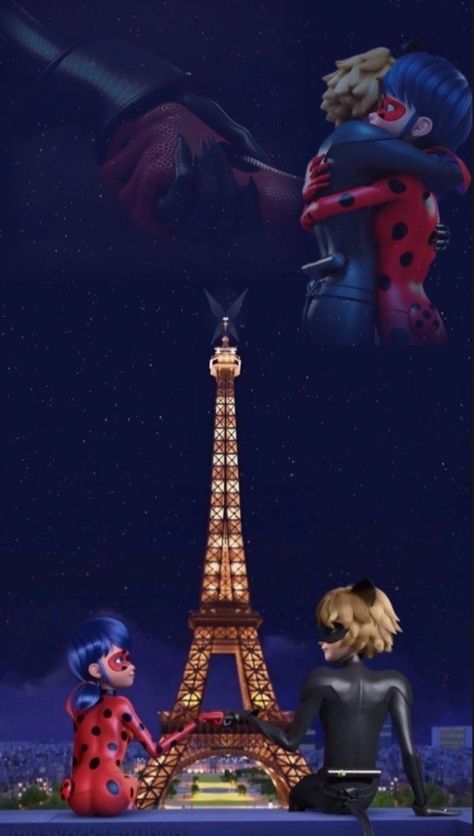 Ladybug And Cat Noir Wallpaper, Cat Noir Wallpaper, Mlb Ladybug, Miraculous Ladybug And Cat Noir, Mlb Wallpaper, Adrian And Marinette, Ladybug Costume, Ladybug And Cat Noir, Ladybug Wallpaper