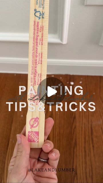 Melissa | DIY and Decor| on Instagram: "If you hate painting prep work save this reel! Whether I’m painting over carpet or wood or laminate, I rarely cover the floors! I’ve found that when I tape or use drop cloths, I actually end up with more of a mess due to overtrusting the protections (paint leaks through tape, drop cloths shift, accidentally stepping in it). So what do I do when I have a drip or spill (and YES, I mean spill)? On carpet, wet paint can easily be cleaned up with water! I often use my mobile carpet shampooer (you know the one). On wood or laminate, a wet paper towel as you are painting will take care of any mistakes, but if the paint dries on the floor, try this trick: grab a paint stirrer! They are made from a very soft wood, so you can use the end to scrape the paint ri Carpet Shampooer, Paint Stirrers, Wet Paper, Paint Prep, Paint Can, Drop Cloth, Diy Home Improvement, Painting Tips, Paint Cans