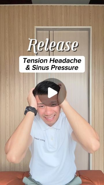 Madz Mariwa 🇵🇭 on Instagram: "Release Tension Headache & Sinus Pressure 🤩🤩🤩 

#headacherelief #headaches" How To Get Rid Of A Bad Headache, Tension Headache Massage, How To Get Rid Of Tension Headaches, Different Types Of Headaches, Massage For Headache, Sinus Headache Relief, Tension Headache Relief, Sinus Drainage, Sinus Headache