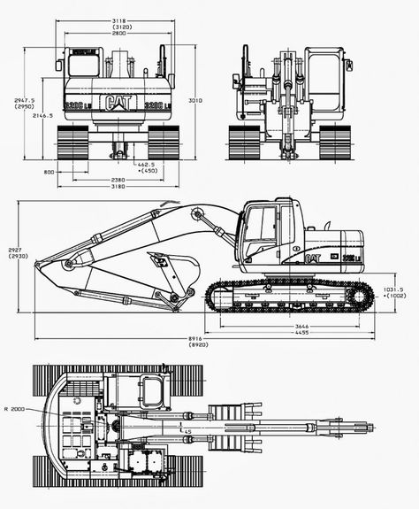 Excavator Sketch, Electrical Wiring Colours, Building A Carport, Homemade Go Kart, Chassis Fabrication, Cat Excavator, Iron Machine, Mechanical Engineering Design, Automobile Engineering