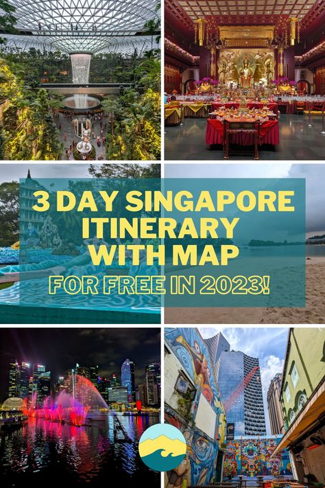 Our Singapore itineraries for 3 days, 4 days, and 5 days have got you covered for cheap things to do in Singapore - tailored to your time limit. Singapore Itenary, Singapore 3 Day Itinerary, 3 Days In Singapore, 2 Days In Singapore, Singapore Tourist Attractions, Singapore Things To Do, South East Asia Backpacking, Singapore Vacation, Singapore Travel Tips